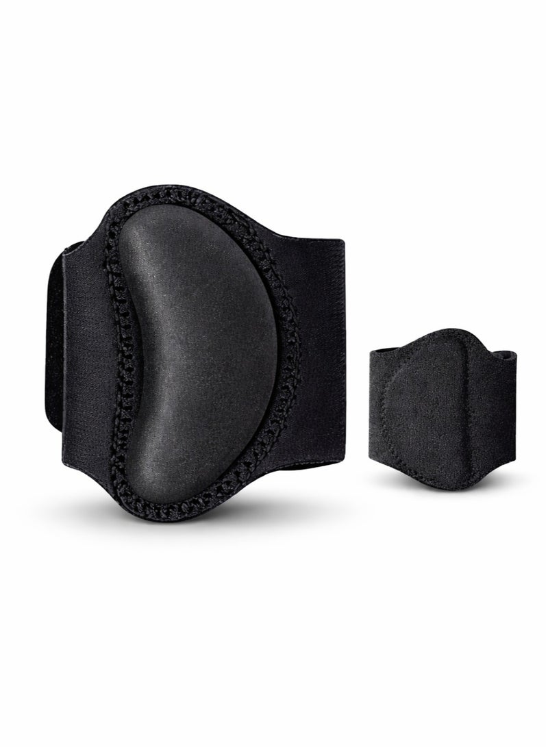 أيكبين وسادات دعم قوس القدم جل من IKBEN (زوج واحد) – دعامة قابلة للتعديل تُلبس على القدم لتخفيف ألم القدم المسطحة واللفافة الأخمصية – للرجال والنساء - Image 1